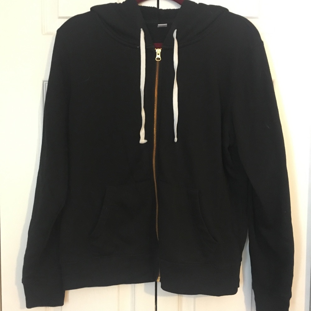 Black Zip-up Hoodie